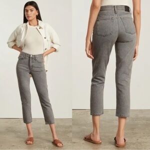 Everlane Size 32 The 90’s Cheeky Organic Cotton Crop Jean - Grey